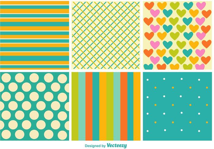 Geometric Childish Patterns vector