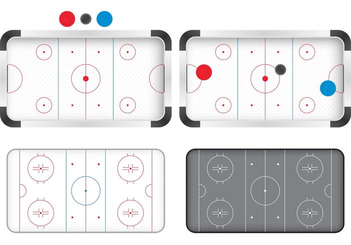 Vectores de pista de hockey