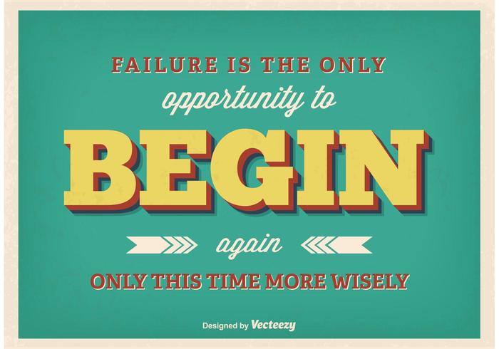 Vintage Typographic Poster Vintage Typographic Poster