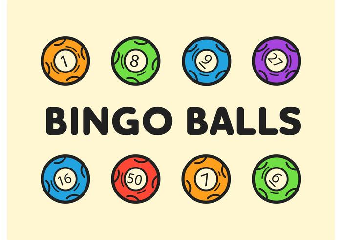 Bingo Balls Editable Vector Icons Bingo Balls Editable Vector Icons