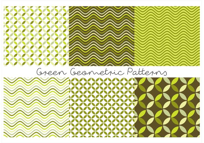 Green Geometric Patterns Green Geometric Patterns