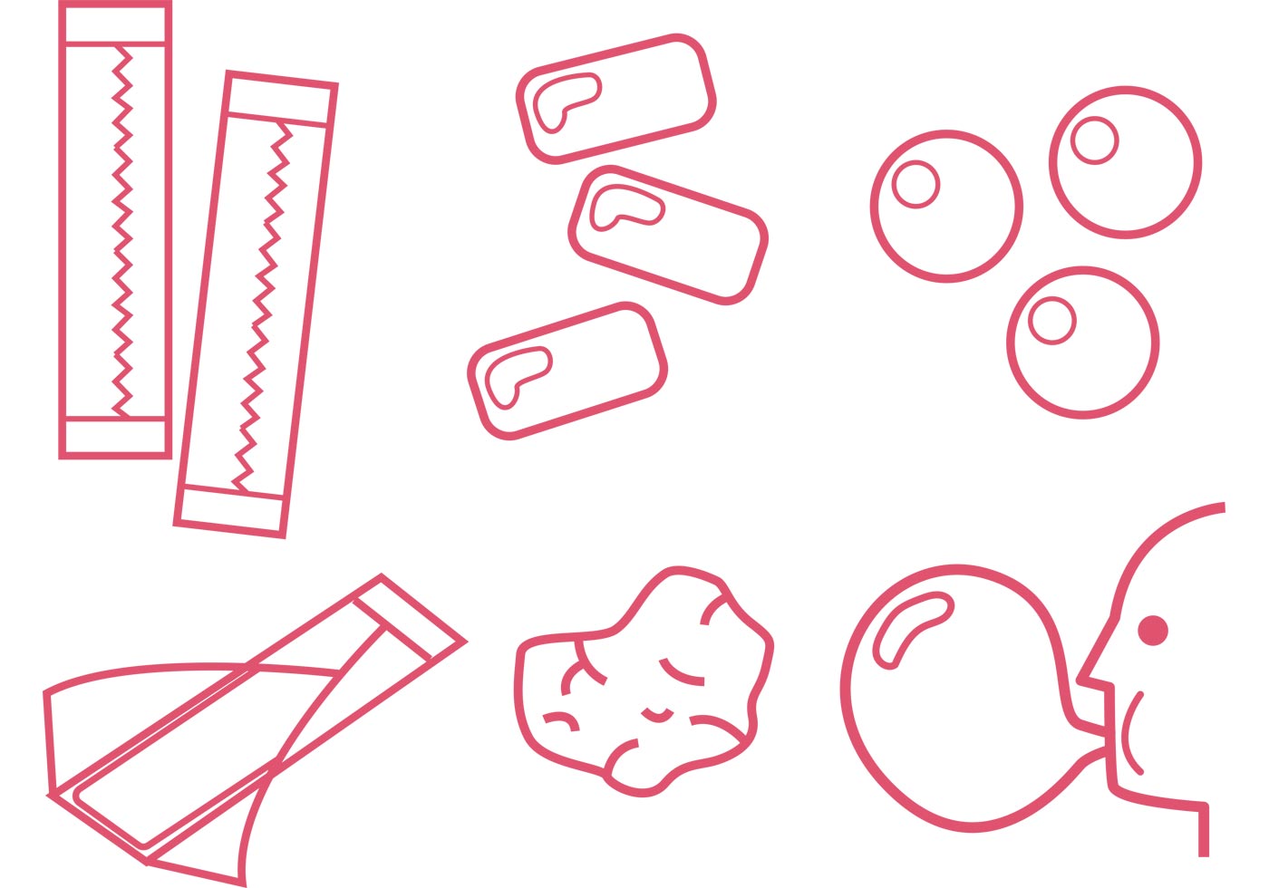 Download Bubblegum Outline Vectors 91022 - Download Free Vectors ...