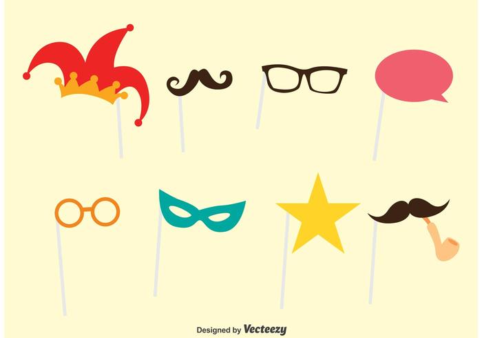 Photobooth Party Vector Set