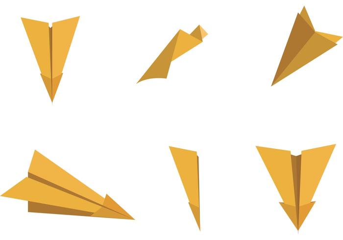 Paper Plane Vector Illustrations Paper Plane Vector Illustrations