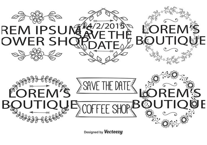 Cute Hand Drawn Editable Labels Cute Hand Drawn Editable Labels