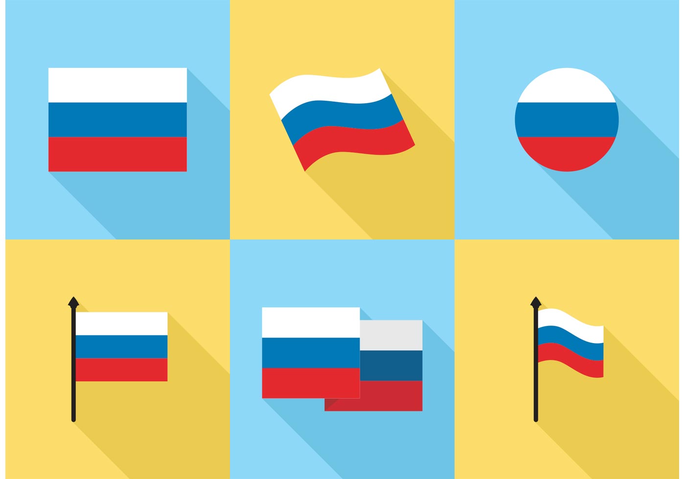 Russia flag - Free flags icons