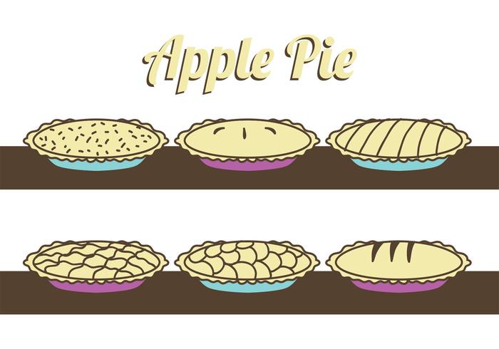 Apple Pie Vectores