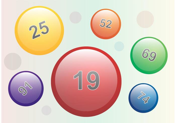 Lotto Balls Vector Lotto Balls Vector