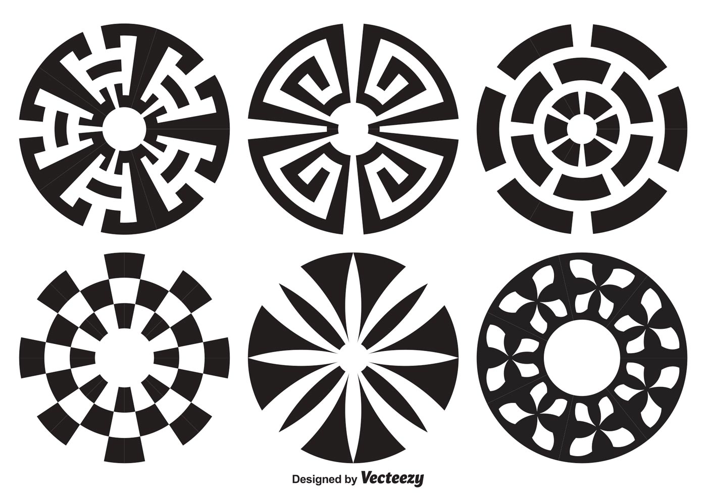 Download Decorative Circle Shape Set 91227 - Download Free Vectors ...