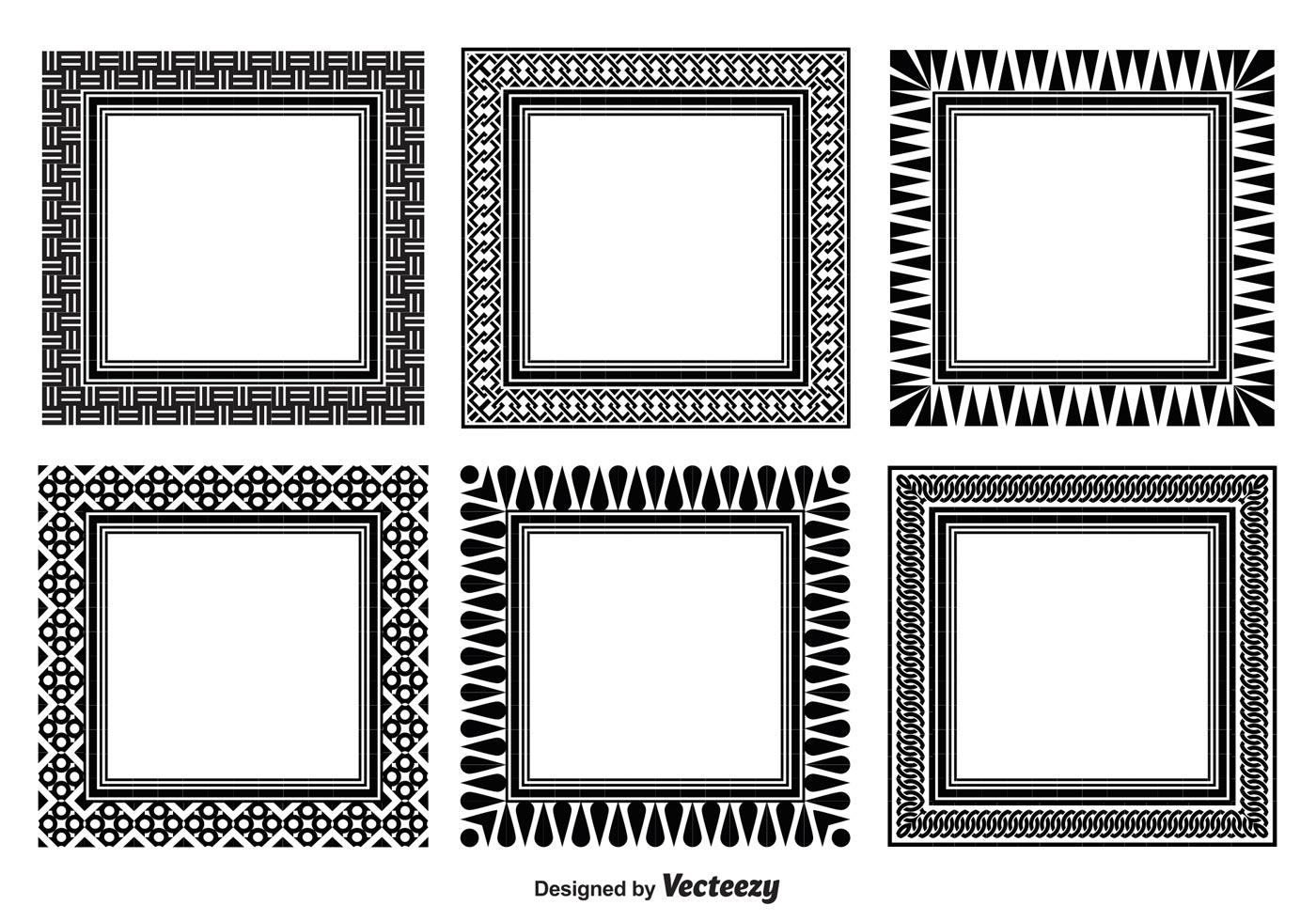 Assorted Decorative Frame Set 91229 Vector Art at Vecteezy