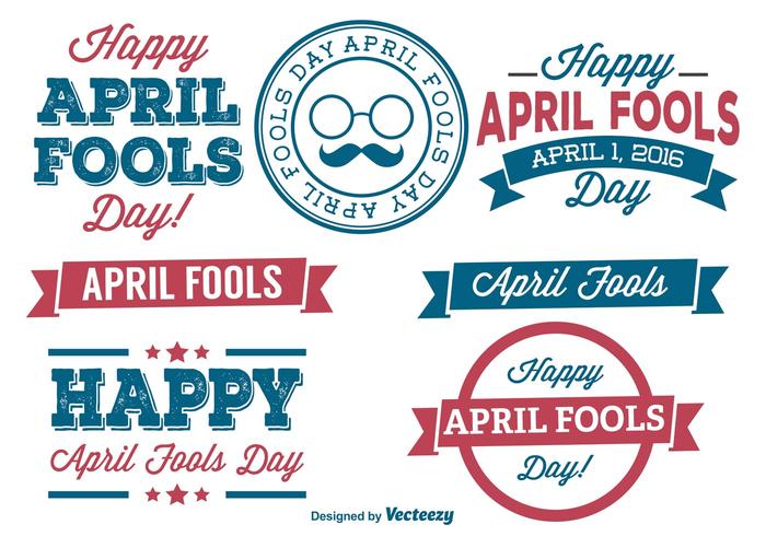 April Fools Day Label Set April Fools Day Label Set