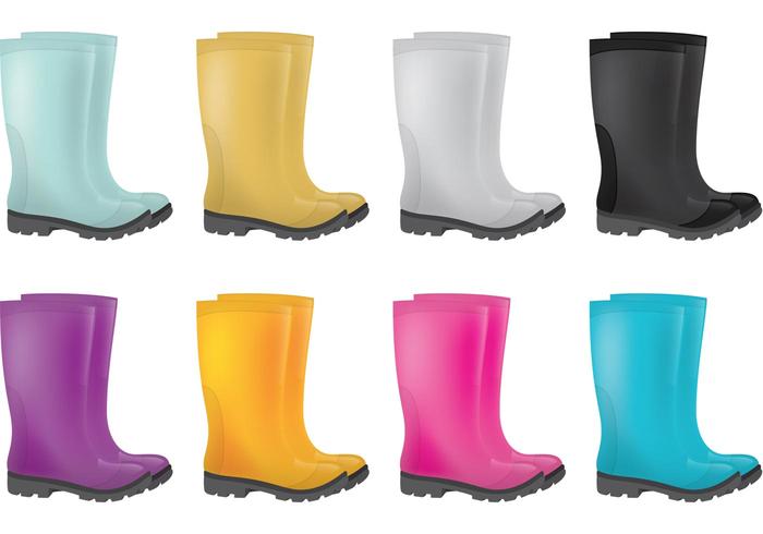 Rain Boot Vectors