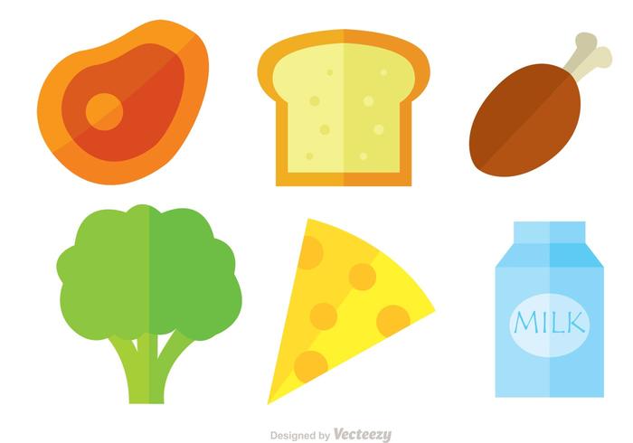 Iconos De Vector De Alimentos