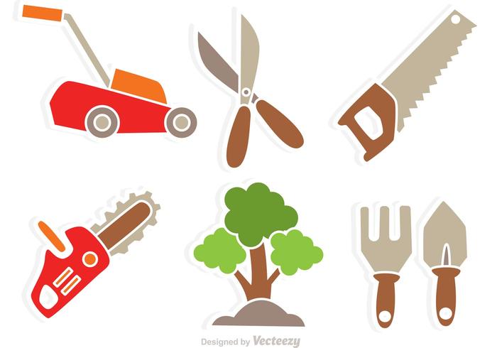 Garden Tool Vector Icons