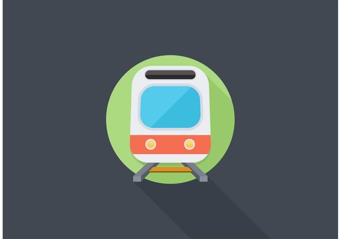 Free Railroad Train Vector Icon Free Railroad Train Vector Icon