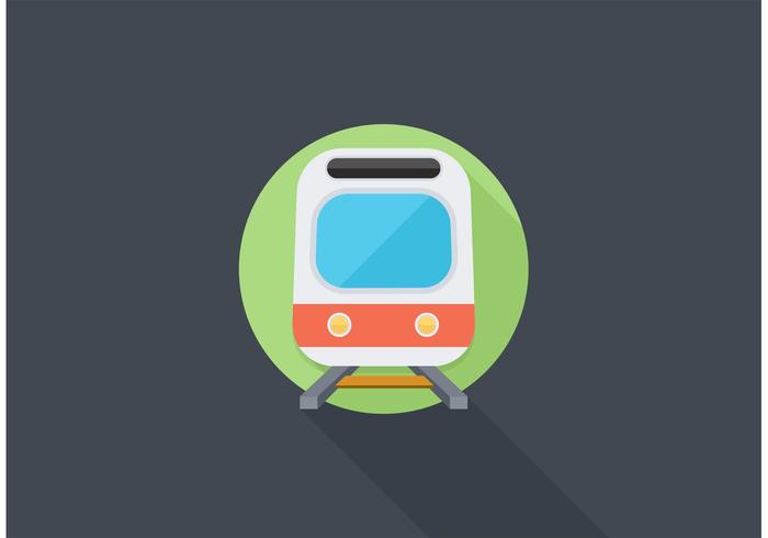 Free Railroad Train Vector Icon