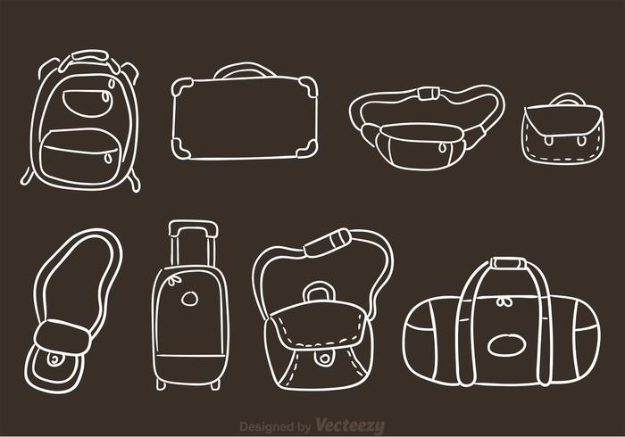 Hand Drawn Bag Vectors