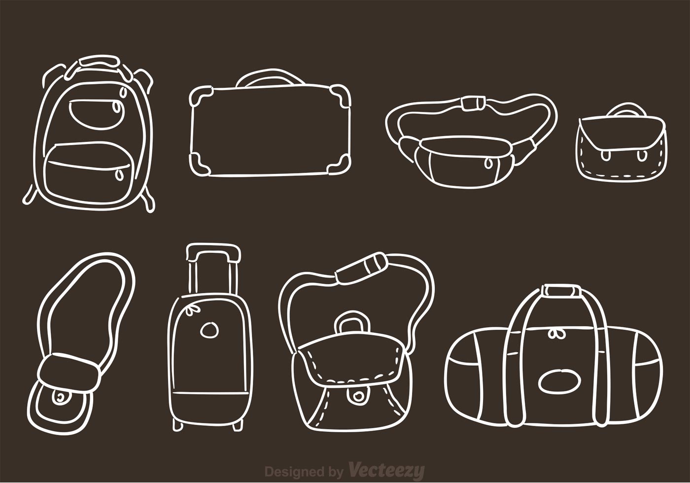 Hand Drawn Bag Vectors 91463 Vector Art at Vecteezy