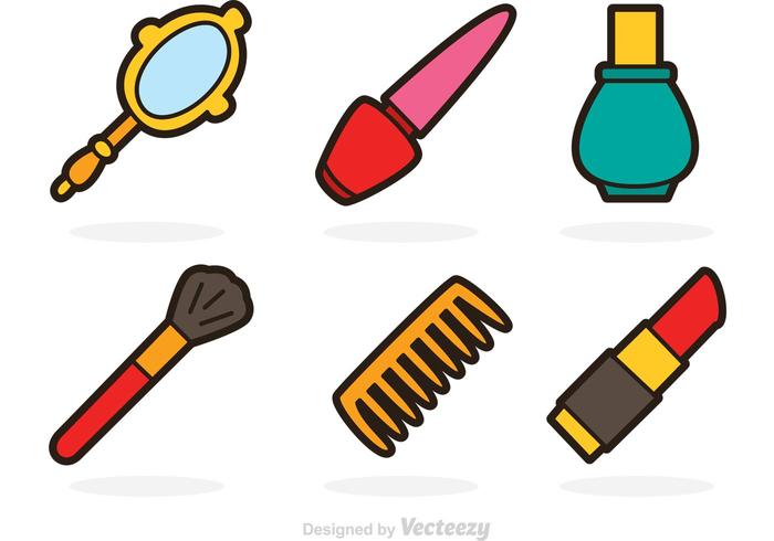 Cosméticos Vector Iconos