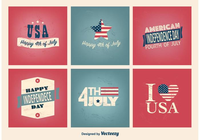 4th or July Type compositions  vector