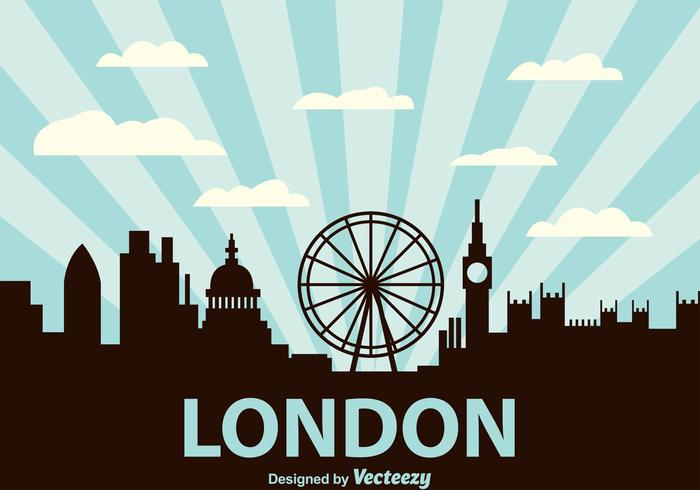 London City Scape Background vector