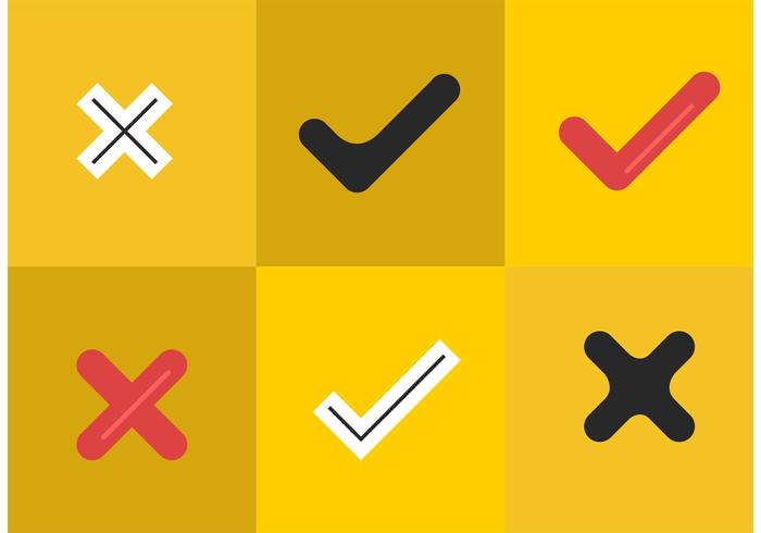 Correct Incorrect Vector Symbols Correct Incorrect Vector Symbols