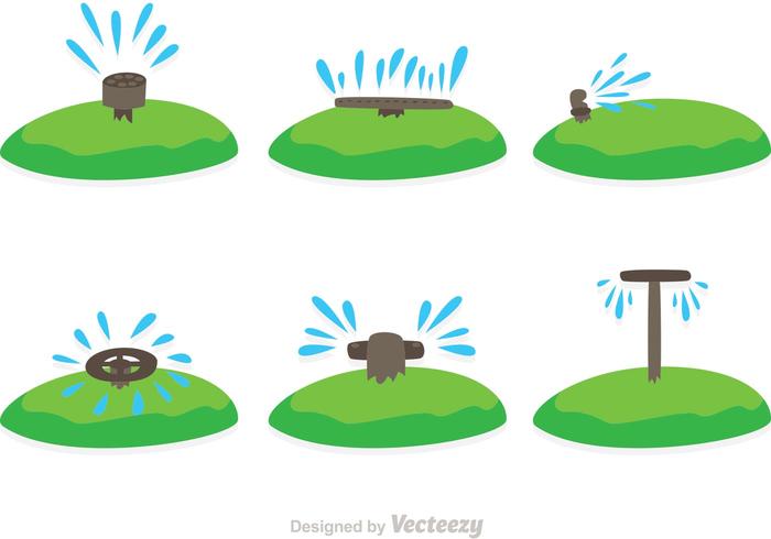 Water Sprinkler Vectors Water Sprinkler Vectors