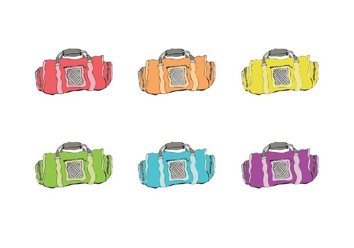 Free Duffel Bag Vector Series Free Duffel Bag Vector Series
