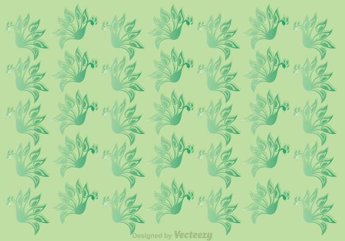 Peacock Pattern Vector