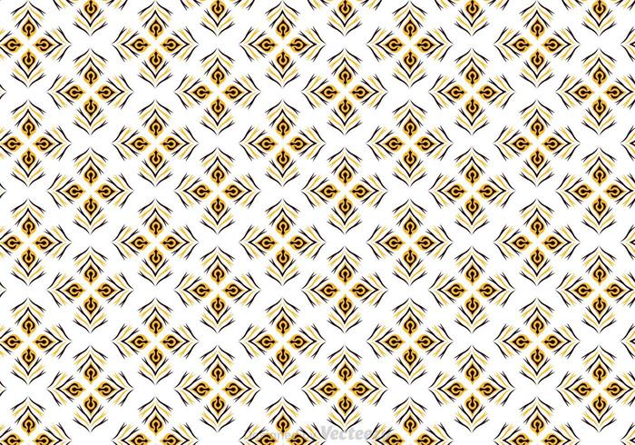 Abstract Peacock Seamless Pattern vector