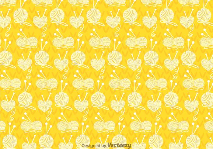 Ball Of Yarn Pattern vector