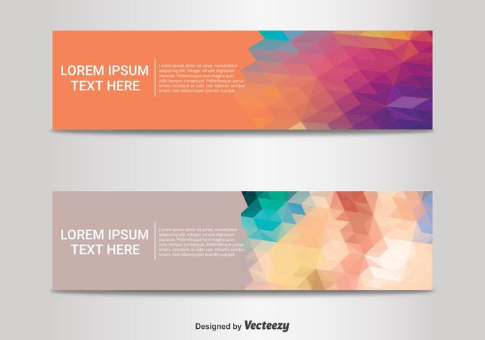 Abstract Banner Templates vector