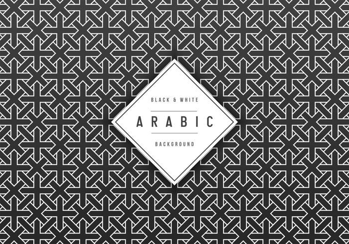 Geometric Arabic Vector Background