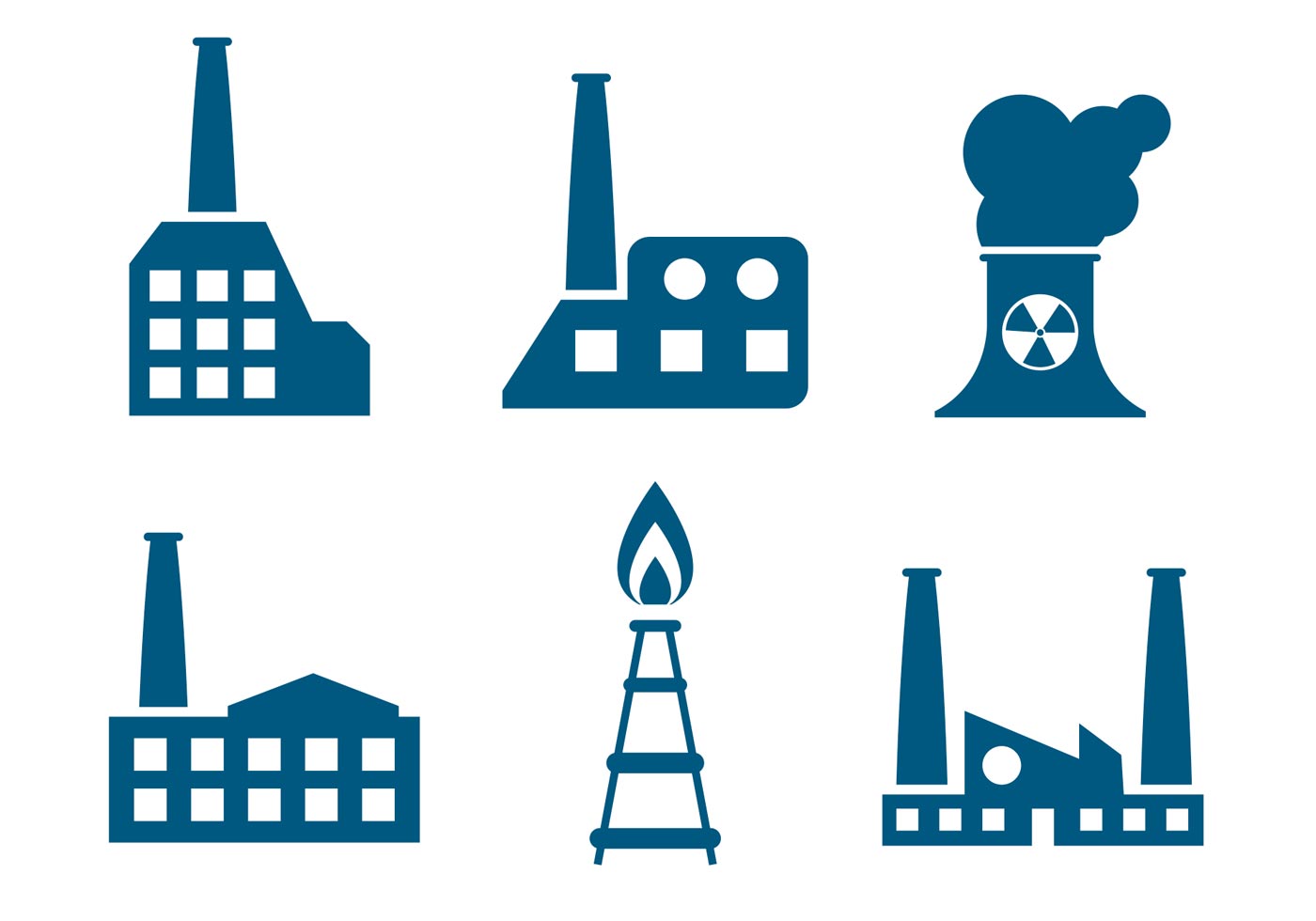 Download Flat Factory Vectors - Download Free Vectors, Clipart ...