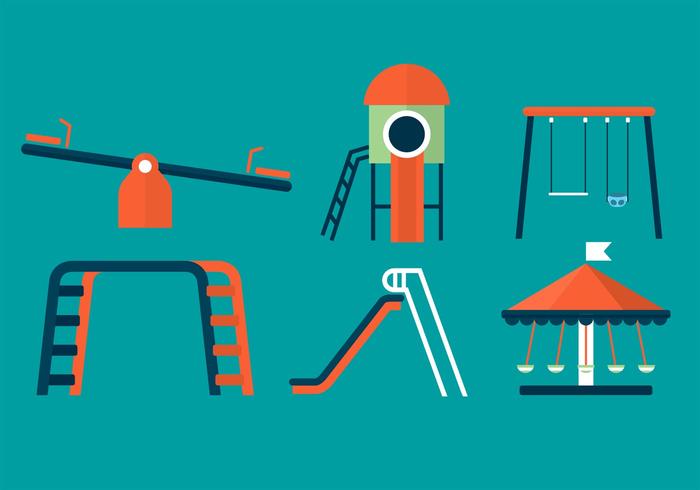 See Saw and Playground Vectors