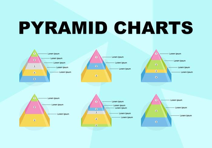 Pyramid Charts Editable Vector Graphics Pyramid Charts Editable Vector Graphics