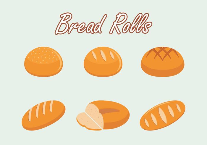 Bread Rolls Vector