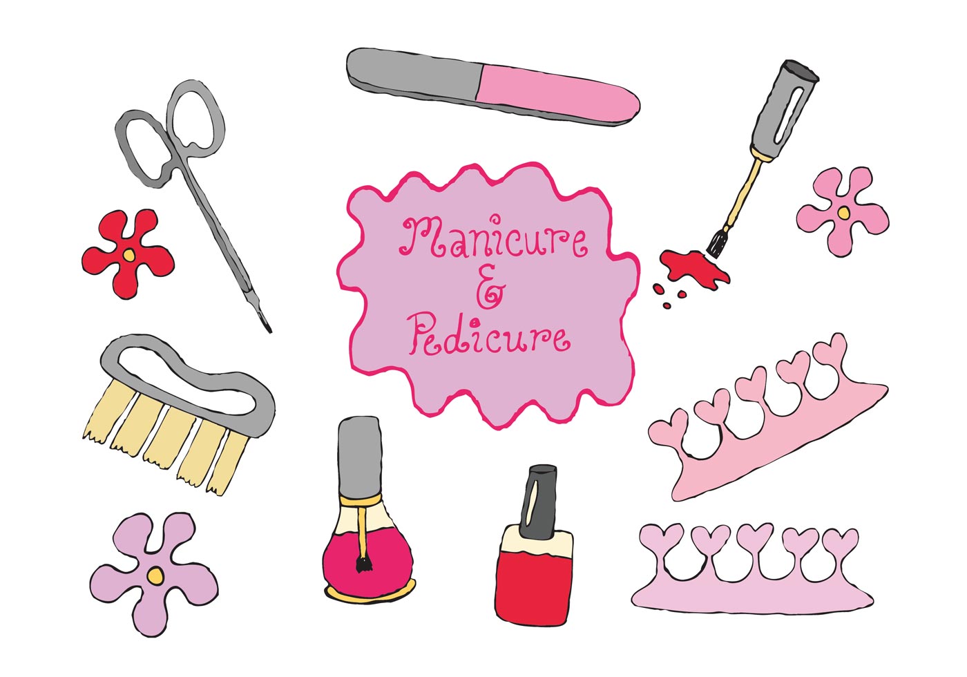 nail polish clipart vector free - photo #25