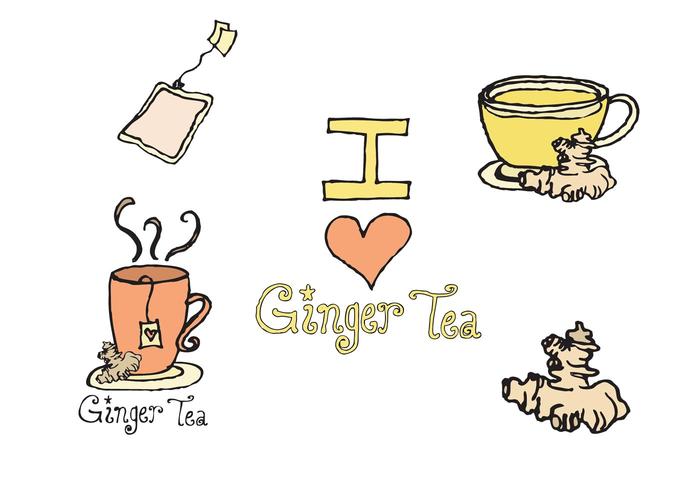 Free Ginger Tea Vector Series