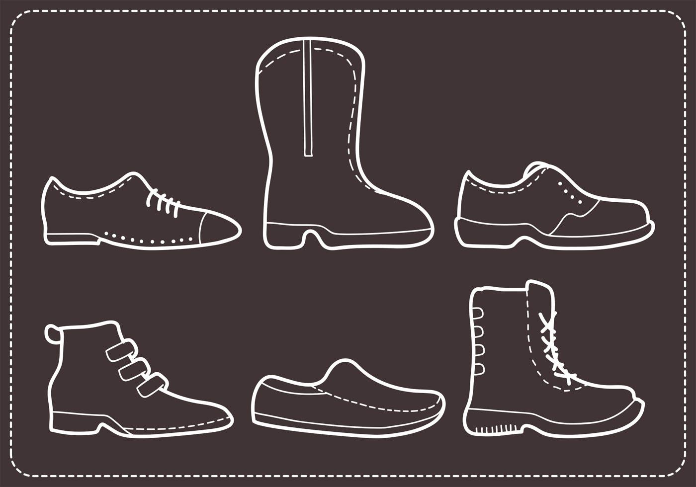 Stitched Mens Shoes Vectors 91743 Vector Art at Vecteezy