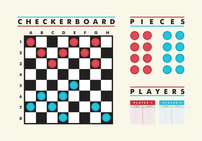 Checker Board Vector 