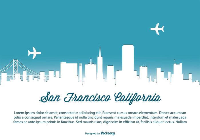 San Francisco Skyline Illustration San Francisco Skyline Illustration