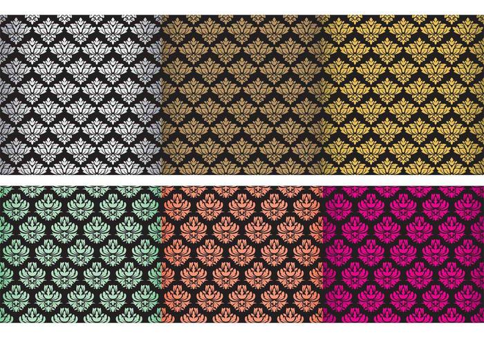 Classic Damask Tapestry Vectors