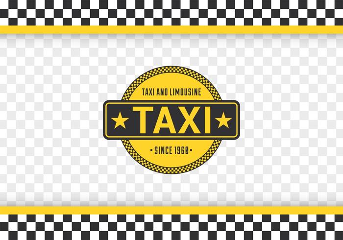 Taxi Checkerboard Vector Background