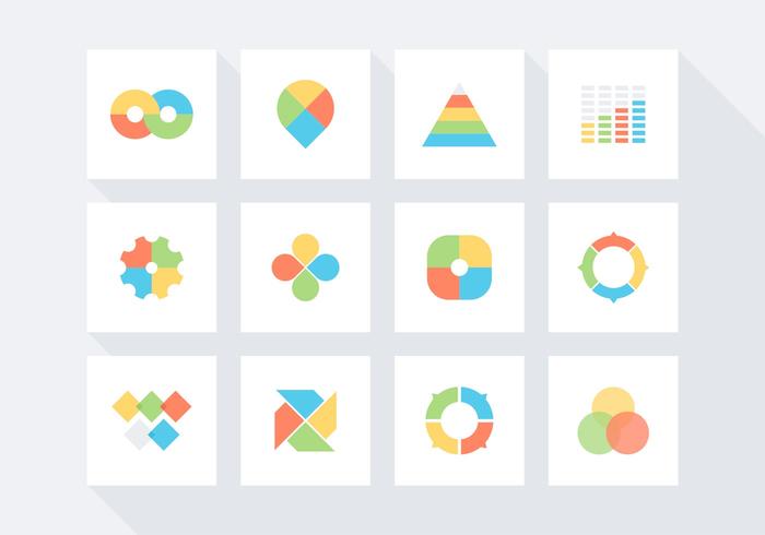 Free Infographic Vector Icon Set