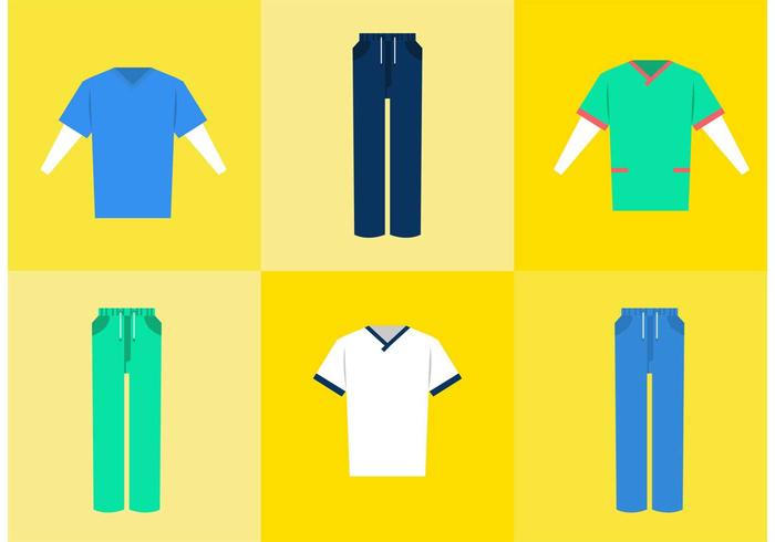 Nurse Scrubs Vectors Nurse Scrubs Vectors