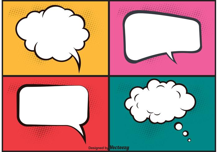 Comic Style Label Set Download Free Vectors Clipart Graphics Vector Art