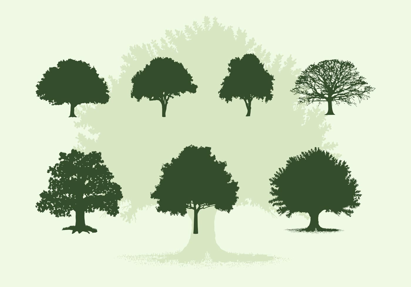 oak tree clip art vector - photo #11