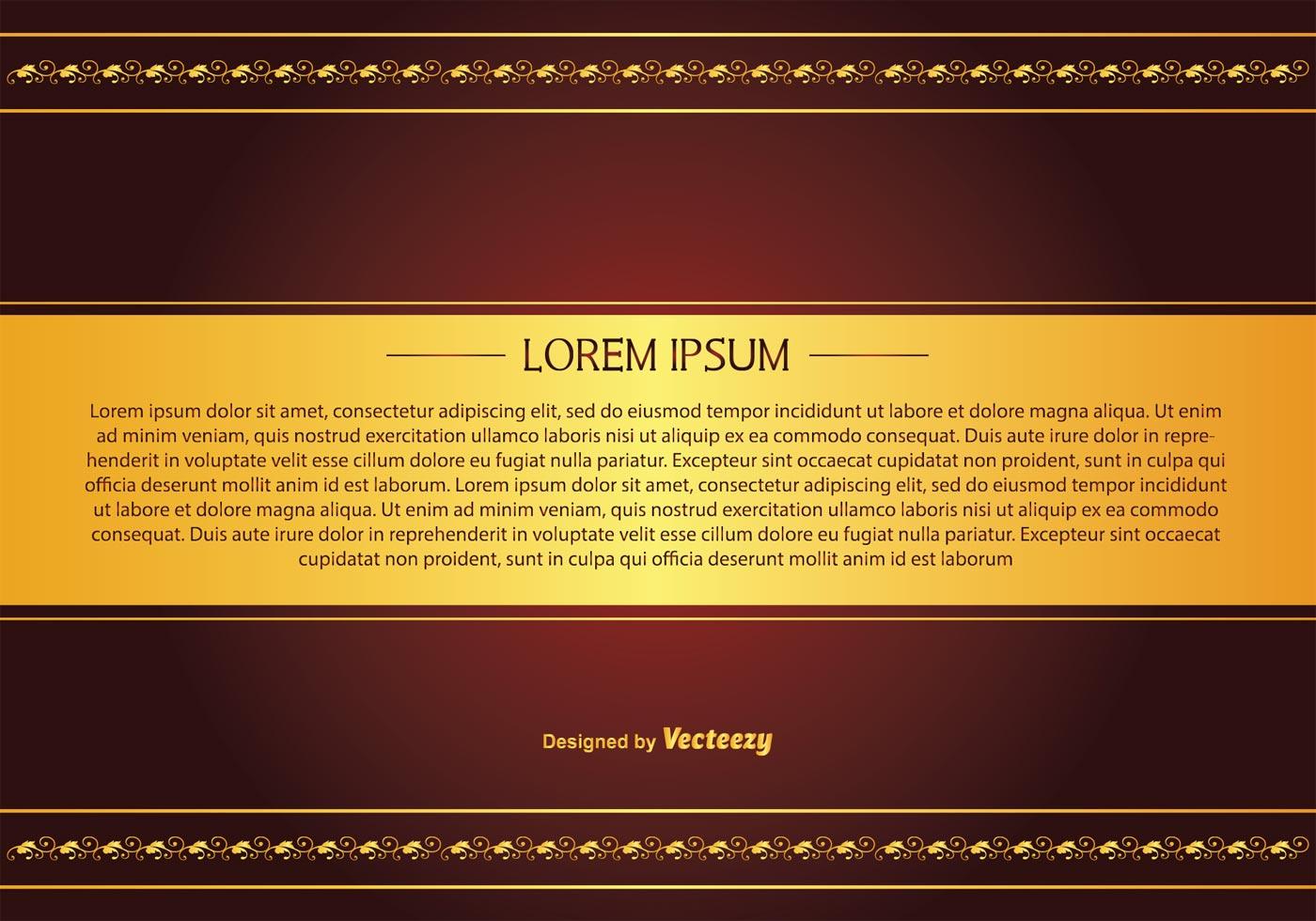 Elegant Maroon and Gold Style Background 91974 Vector Art at Vecteezy