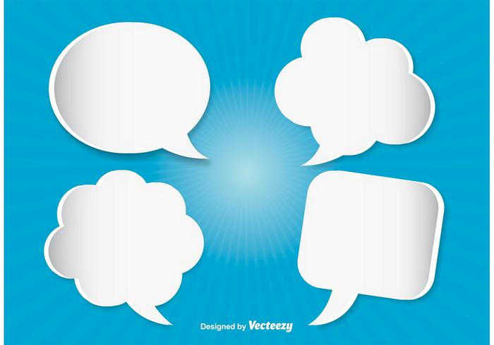 Modern Speech Bubble Set Download Free Vectors Clipart Graphics